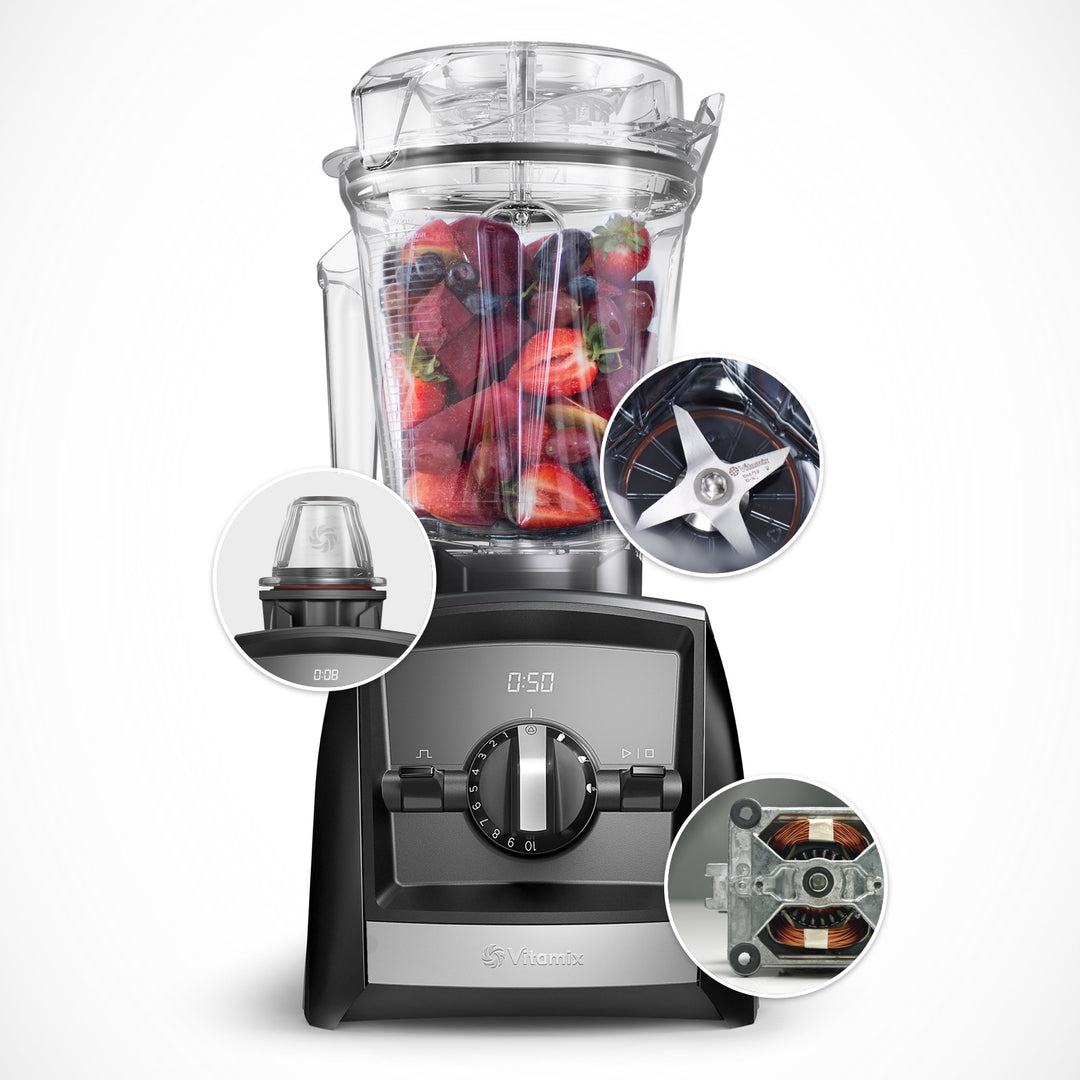 Vitamix A2500i Explorian Blender, Stainless Steel SELF-DETECT® Technology 10 Year Warranty 2 Litre Container