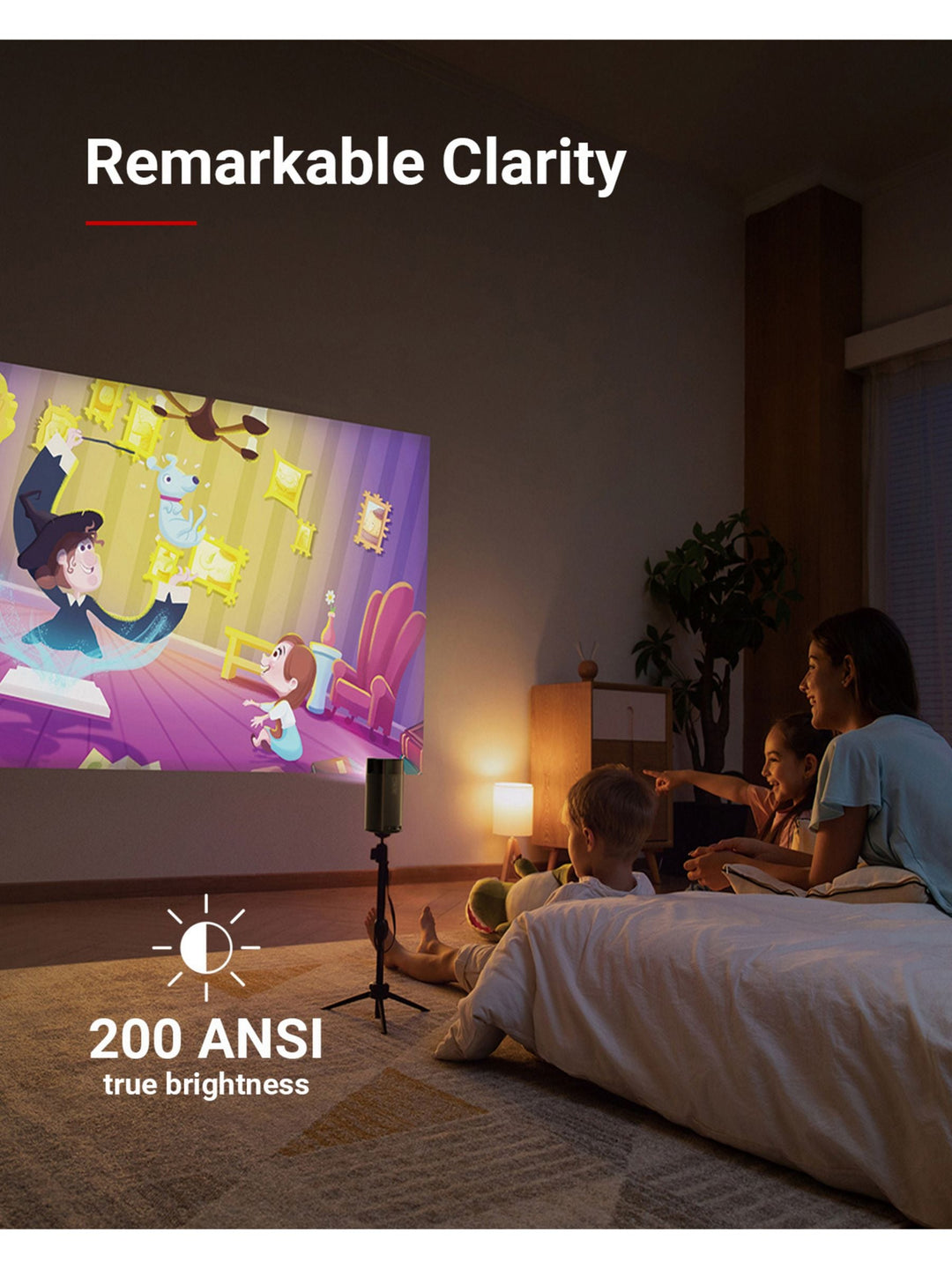 Nebula Apollo Smart Portable Projector, 200 Lumens