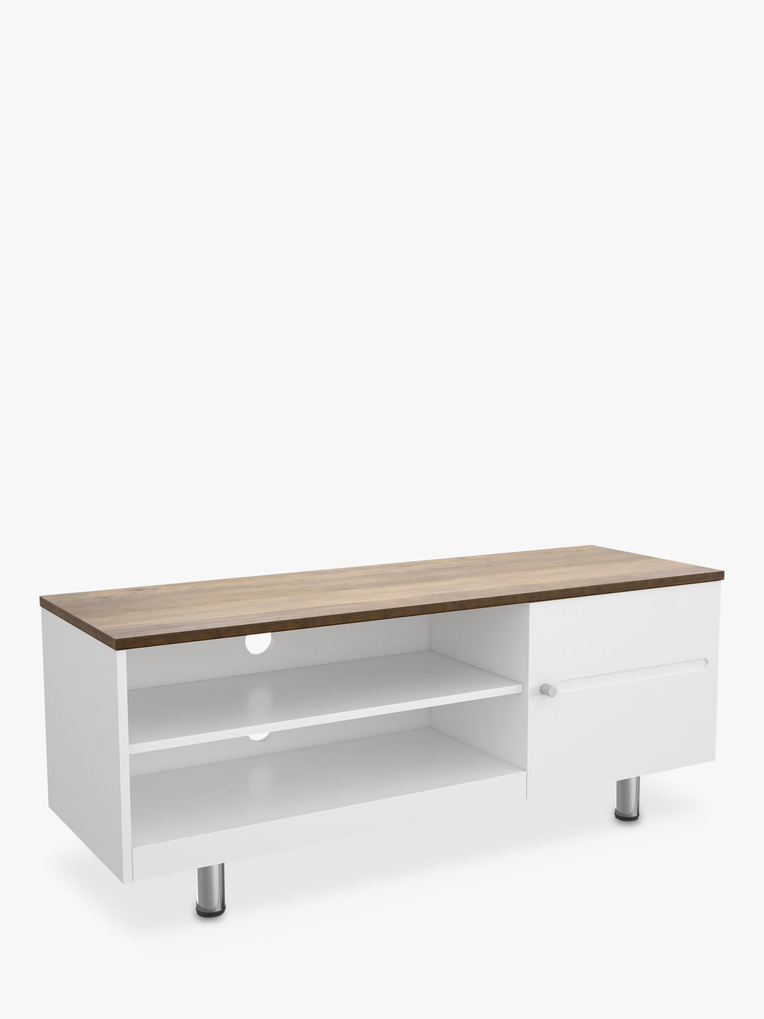 AVF Whitesands 1200 TV Stand for TVs up to 60”, Oak White