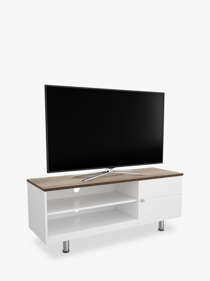 AVF Whitesands 1200 TV Stand for TVs up to 60”, Oak White