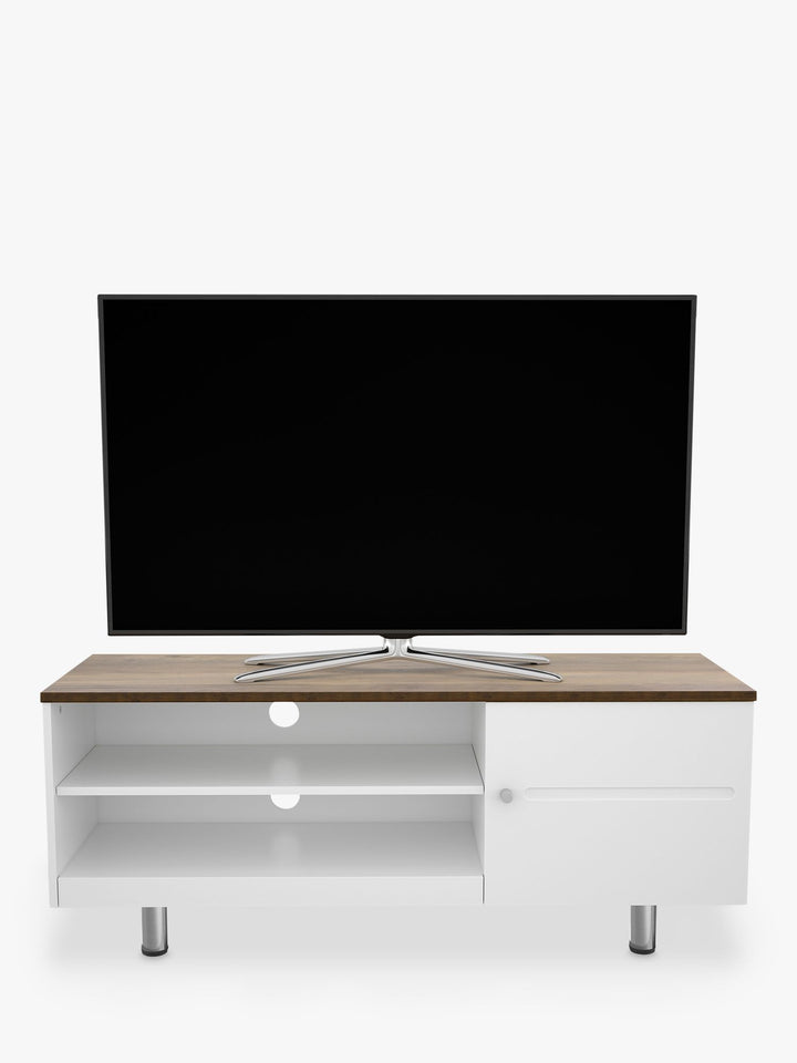 AVF Whitesands 1200 TV Stand for TVs up to 60”, Oak White