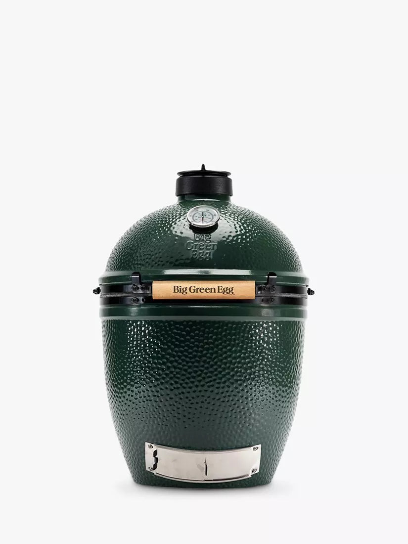 Big Green Egg Large Egg BBQ & Eucalyptus Wood Table Bundle with ConvEGGtor