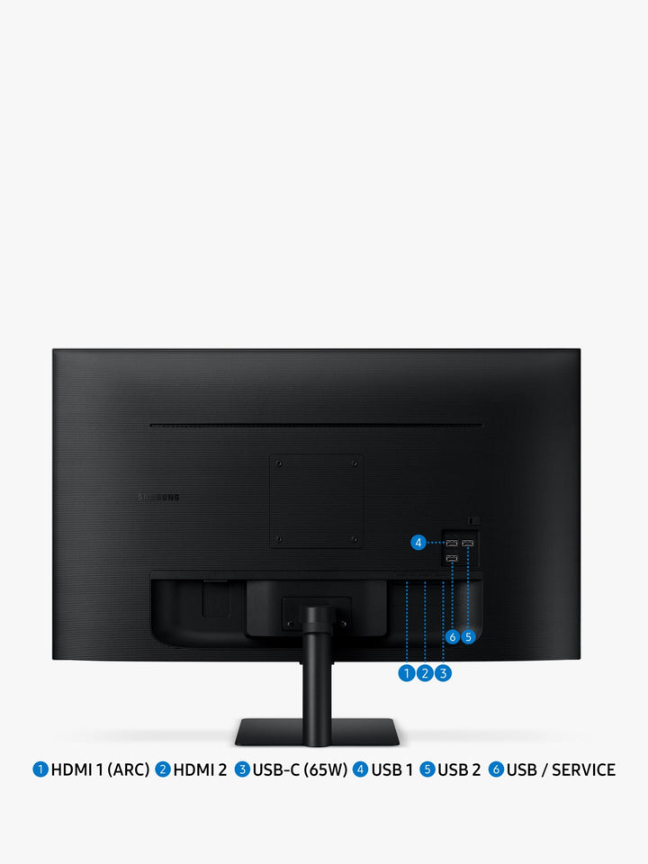 Samsung M70B 32" 4K UHD Smart Monitor - Wireless DeX, Remote Access, Built-in Apps, Voice Assistance