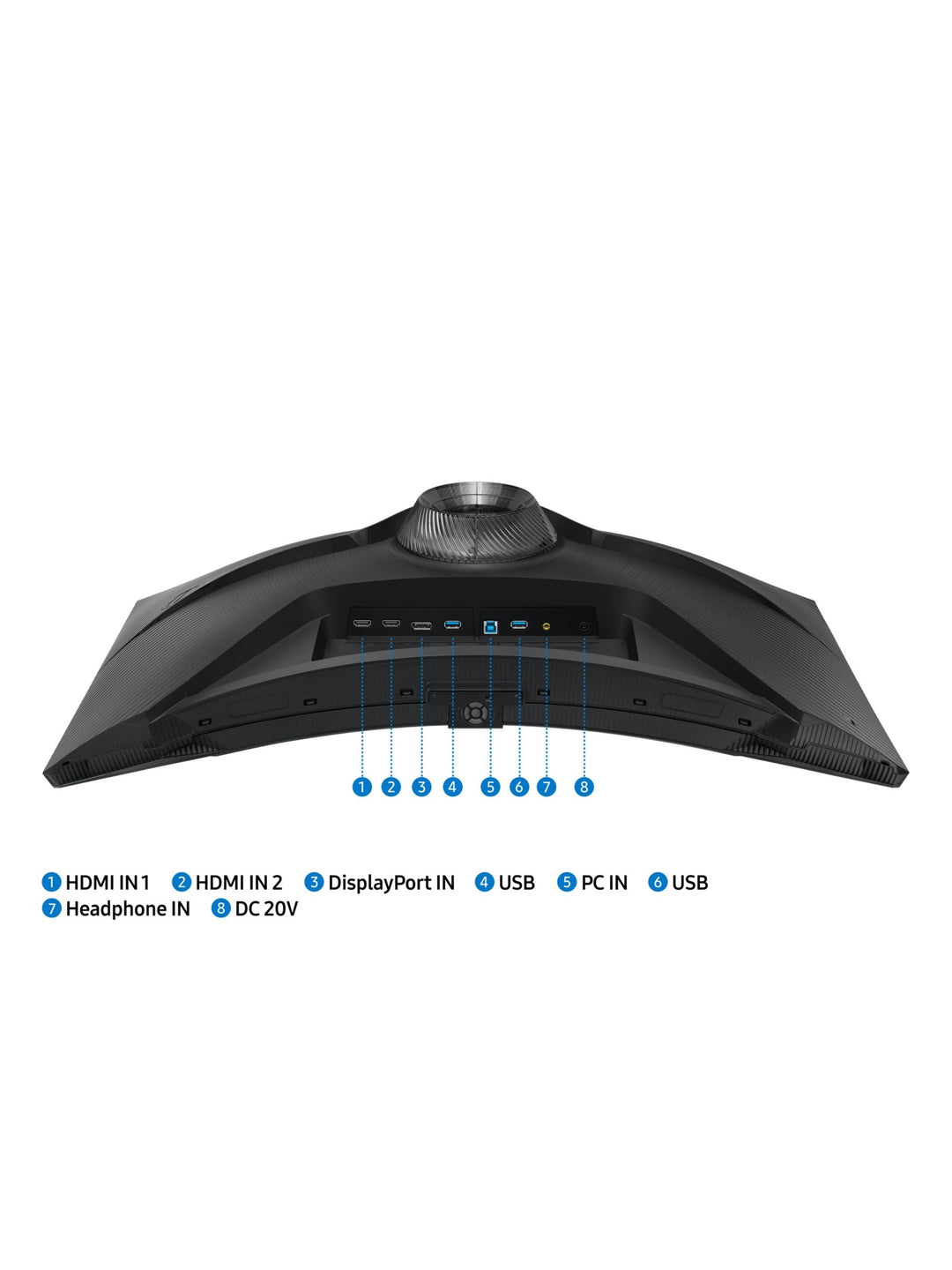 'Samsung Odyssey Neo G7 32" Curved Gaming Monitor 4K UHD, Quantum HDR 2000, 165Hz, 1ms, FreeSync Pro'