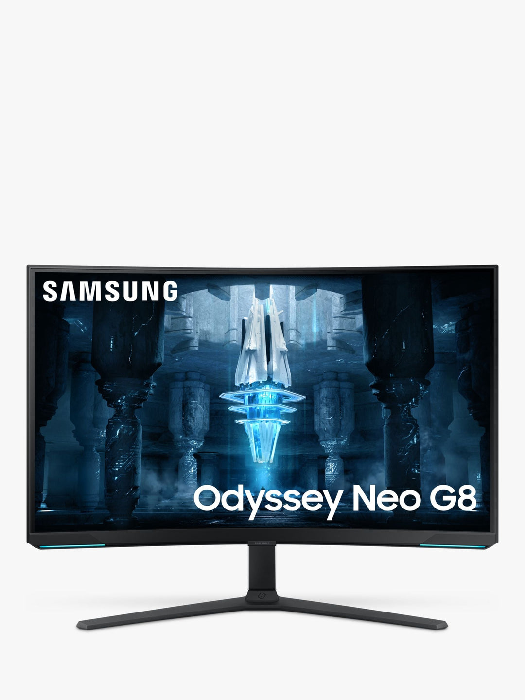 Samsung 4K UHD Curved Gaming Monitor, Quantum HDR 2000, 240Hz Refresh Rate, 1ms Response Time, Nvidia G-Sync Compatible, Matte Screen