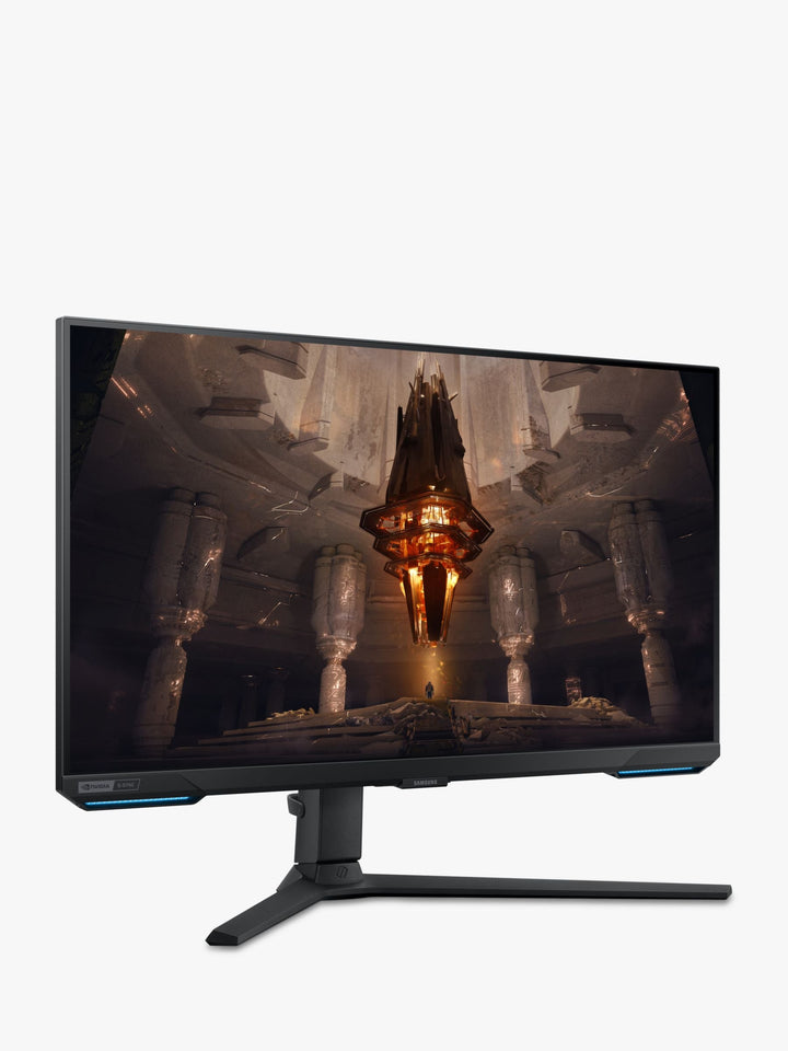 Samsung Odyssey G7 28” 4K UHD Gaming Monitor with 144Hz Refresh Rate, 1ms Response Time, Adjustable Ergonomic Design, AMD Freesync, G-Sync, HDMI 2.1