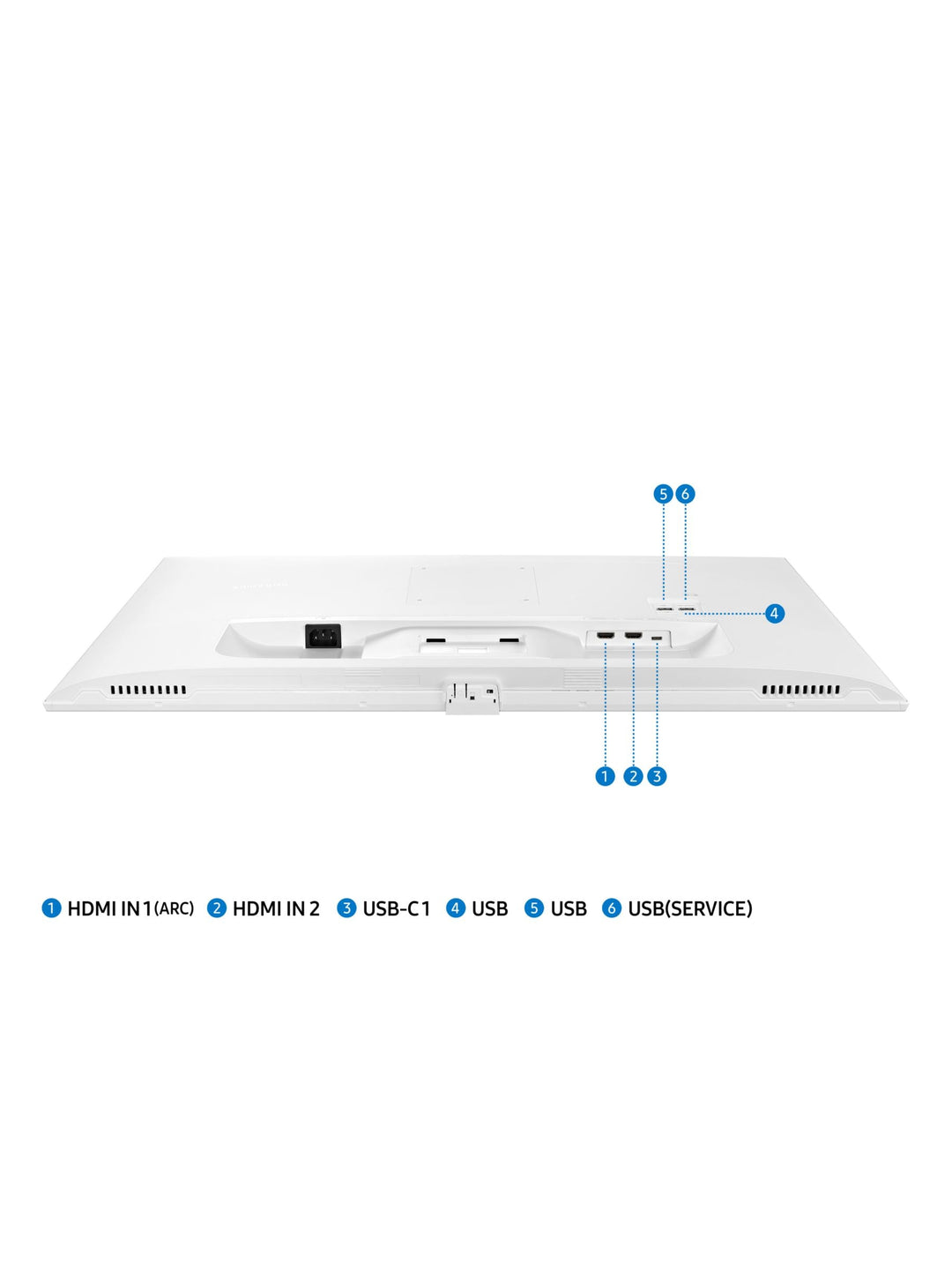 Samsung M70B 32 inch 4K Smart Monitor with Built-In Camera, Adaptive Picture/Sound & Wireless DeX