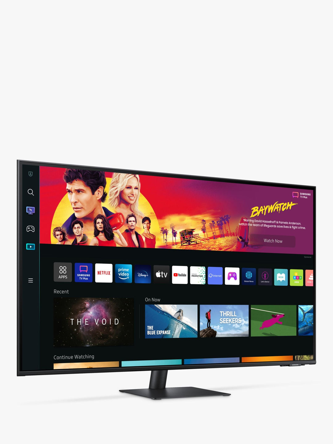 4K UHD Samsung M70B Smart Monitor 43", Adaptive Picture/Sound, Wireless DeX, Remote Access, Integrated Apps, SlimFit Camera Compatible, Smart Home Hub, Ultra-Slim Design, Samsung TVPlus Enabled