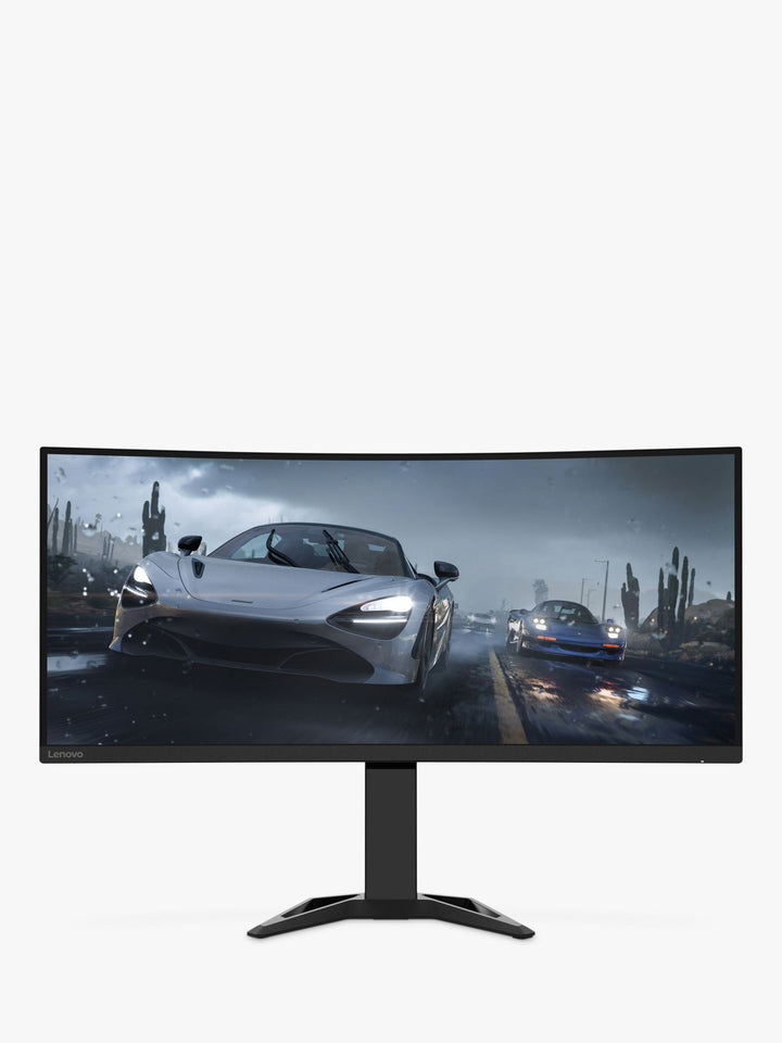 Lenovo 34" Ultrawide Curved Gaming Monitor – QHD, 170Hz Refresh Rate, HDR10, AMD Freesync Premium, HDMI, Ergonomic Adjustable Angle