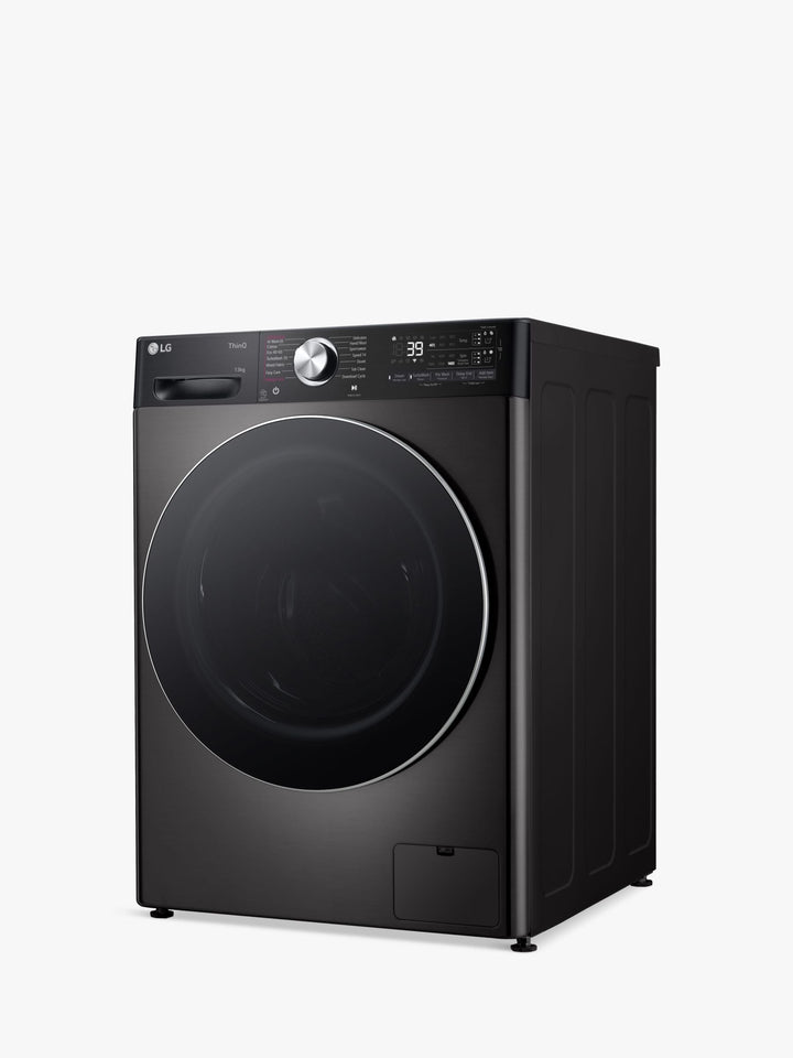 LG F4Y913BCTA1 Freestanding Washing Machine, LG F4Y913BCTA1 13kg Load, 1400rpm Spin, Black