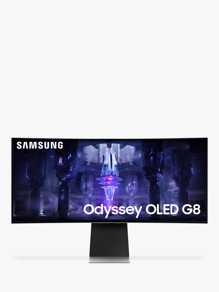 Samsung Odyssey G8 Ultrawide QHD OLED 175Hz Curved Gaming Monitor, True Black HDR, 34", 0.03ms response time