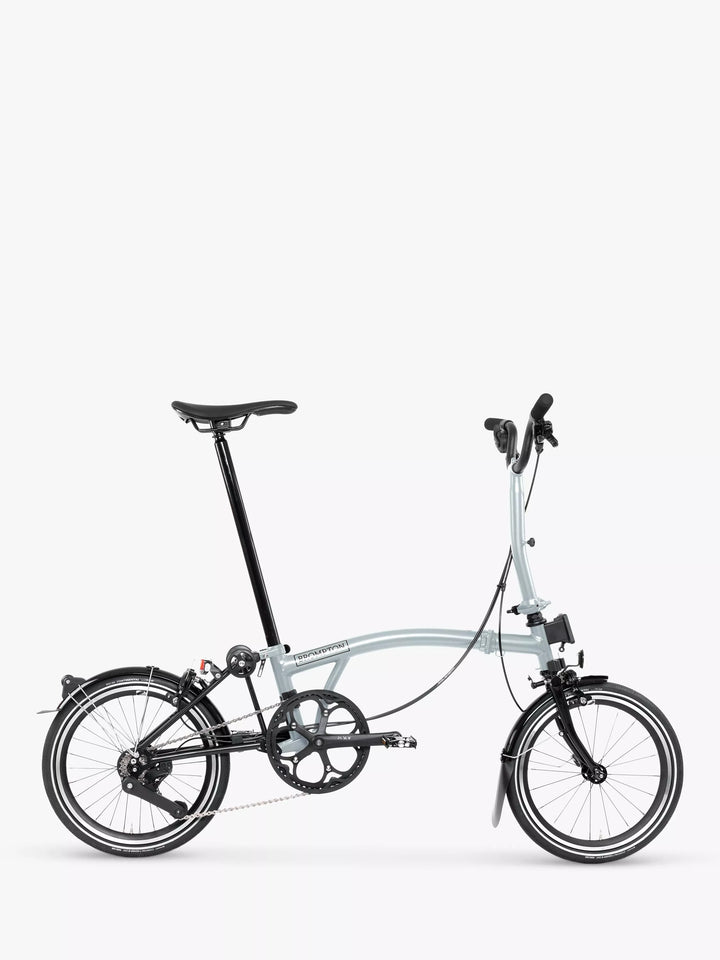 Brompton P Line Urban Low Handlebar Folding Bike, Lunar Ice