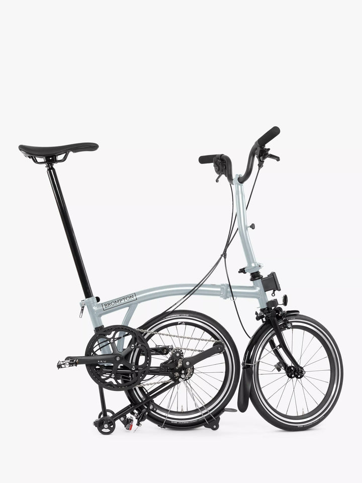 Brompton P Line Urban Low Handlebar Folding Bike, Lunar Ice