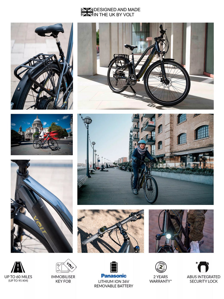 Volt Pulse Low Step Hybrid e-Bike, Space Grey