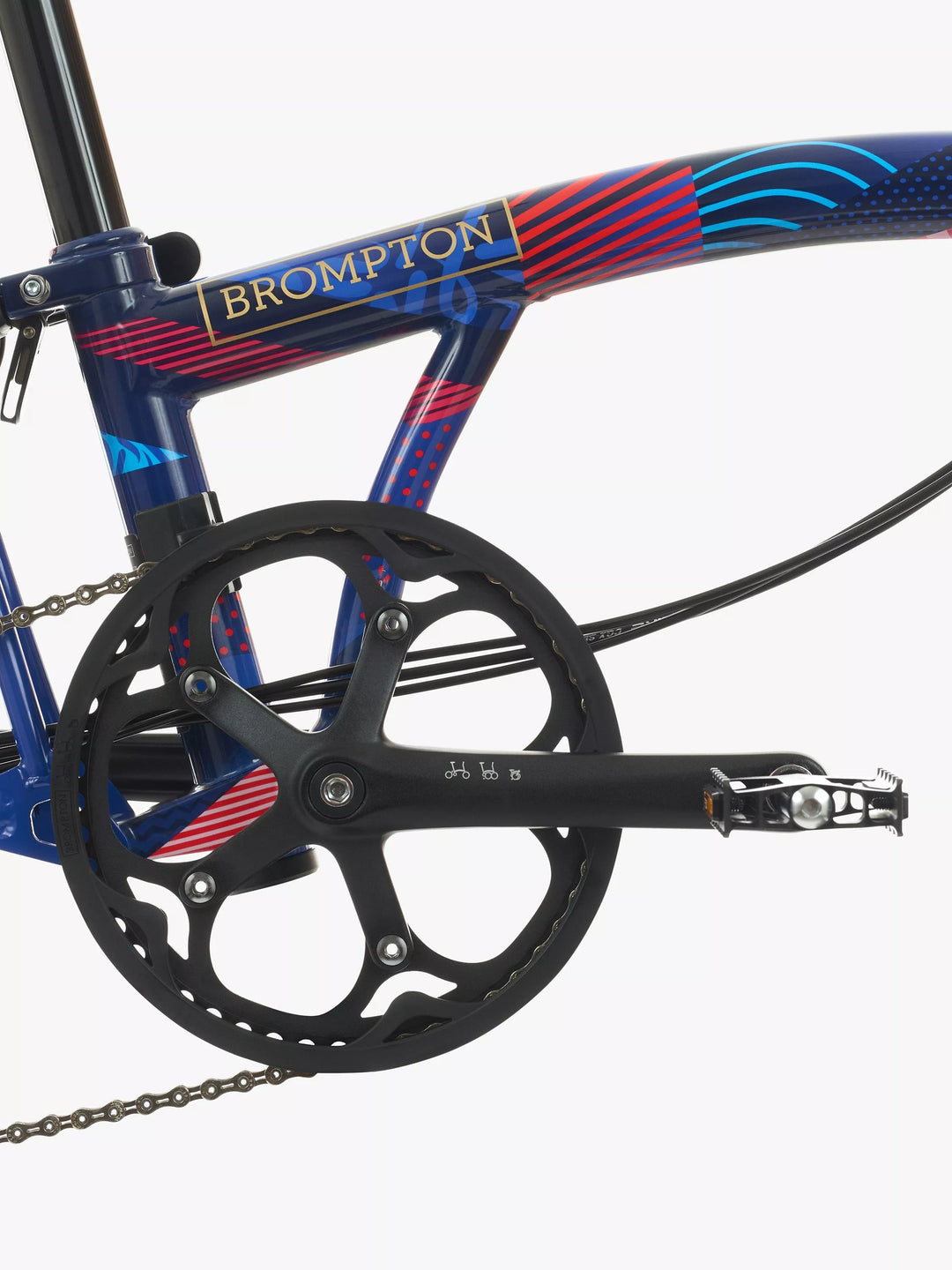 Brompton Team GB’s P Line 12-Speed Mid Handlebar Folding Bike, Team GB