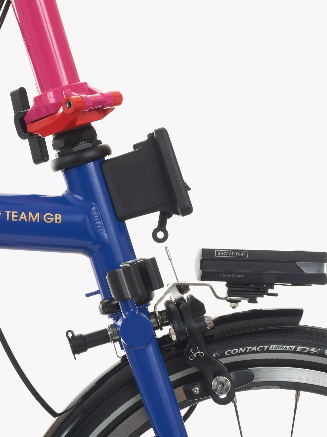 Brompton Team GB’s P Line 12-Speed Mid Handlebar Folding Bike, Team GB