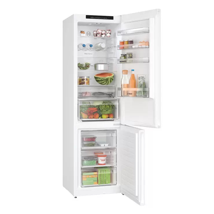 Bosch Serie 4 KGN392WDFG, Fridge Freezer, D Rated in White