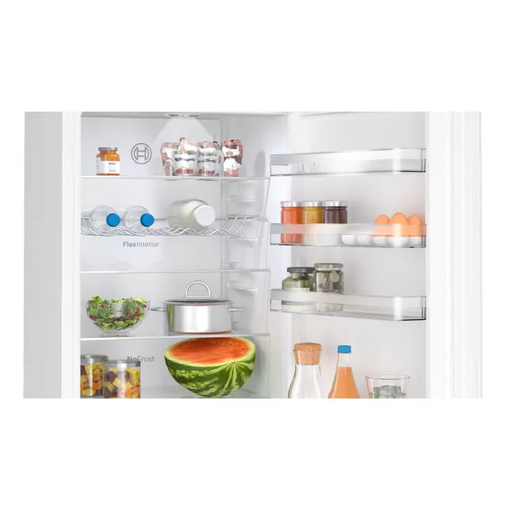 Bosch Serie 4 KGN392WDFG, Fridge Freezer, D Rated in White