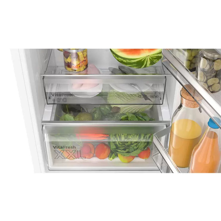 Bosch Serie 4 KGN392WDFG, Fridge Freezer, D Rated in White