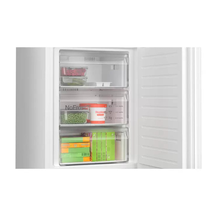 Bosch Serie 4 KGN392WDFG, Fridge Freezer, D Rated in White