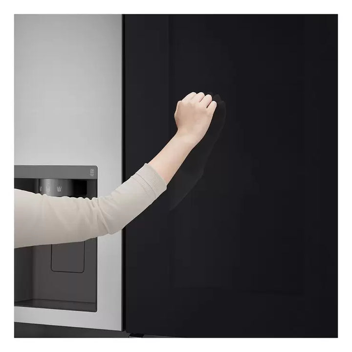 LG Instaview™ Door-In-Door™ GSXV80PZLE, Side by Side Fridge Freezer,  E Rated in Shiny Steel