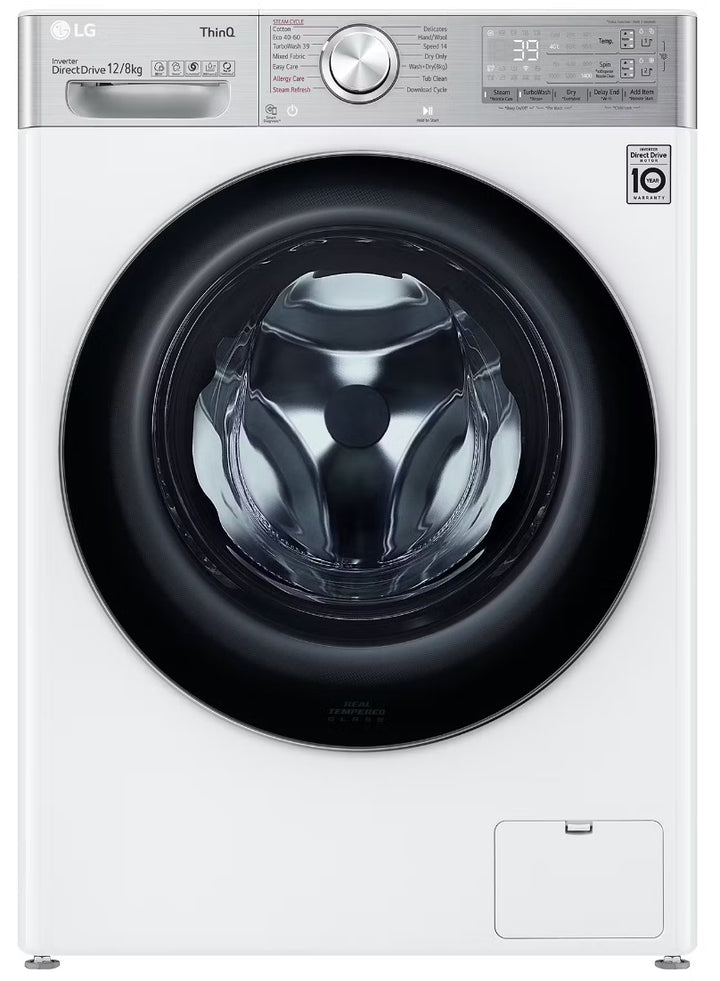 LG V11 FWV1128WTSA EZDispense 12kg/8kg Freestanding Washer Dryer