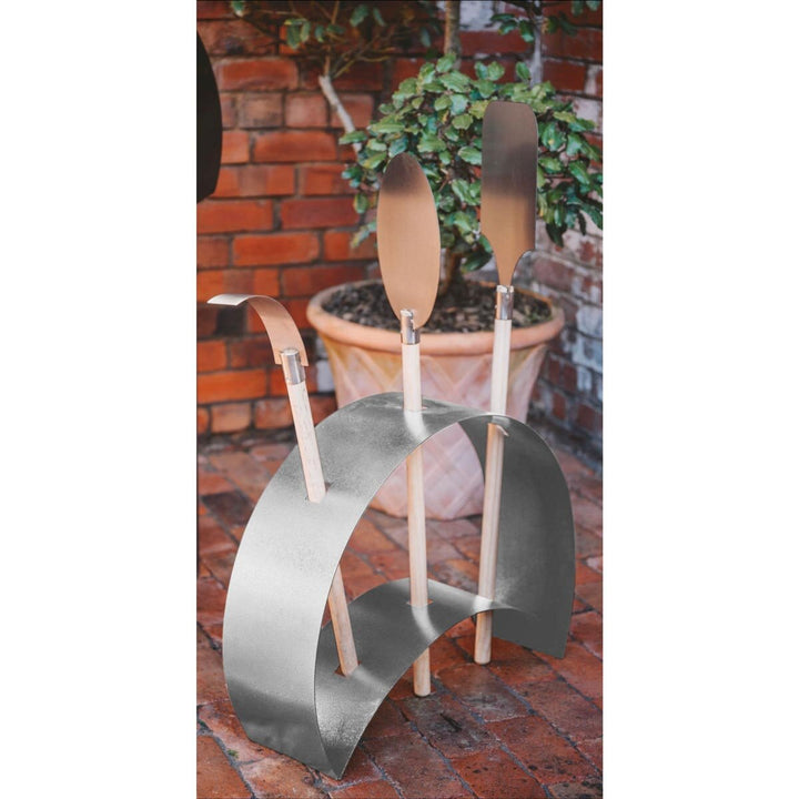 Alpha Pro Grande Wood-Fired Pizza Oven Bundle in Stainless Steel + Cover