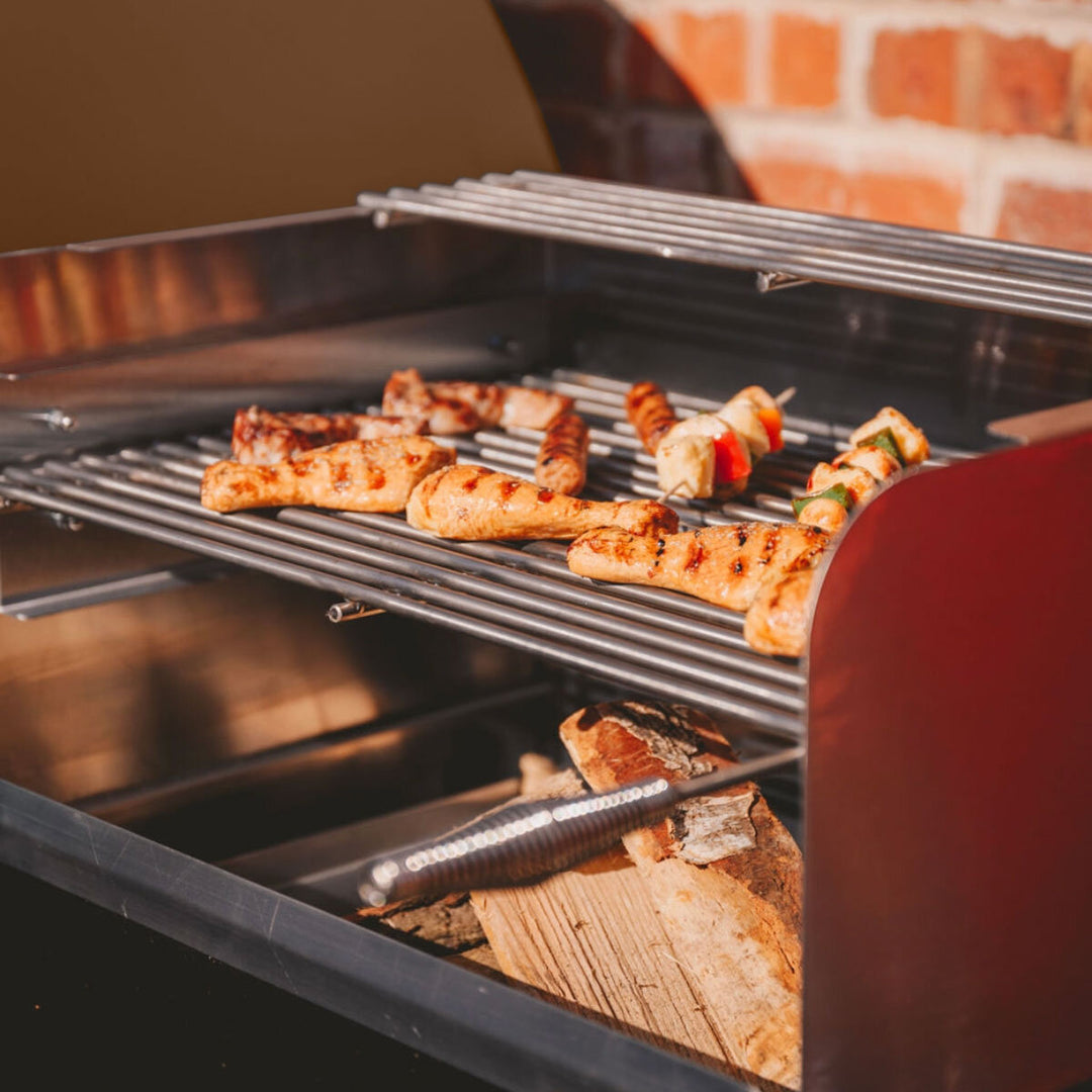 Alpha Pro Grande Fumoso Wood-Fired Pizza Oven and BBQ Grill Bundle in Antique Copper + Cover