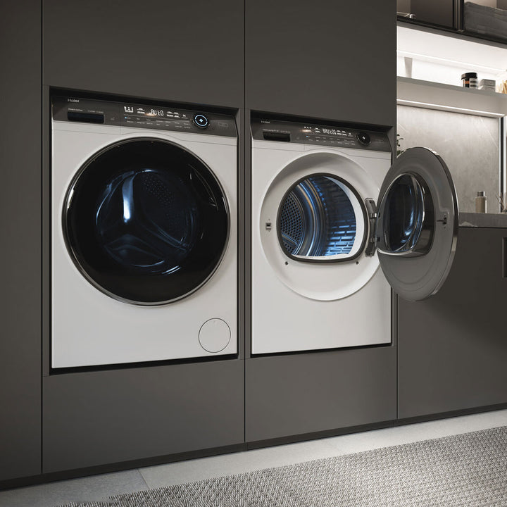Haier Series 7 HD90-A3Q979U1 9kg Heat Pump Tumble Dryer, A+++ Rated in White