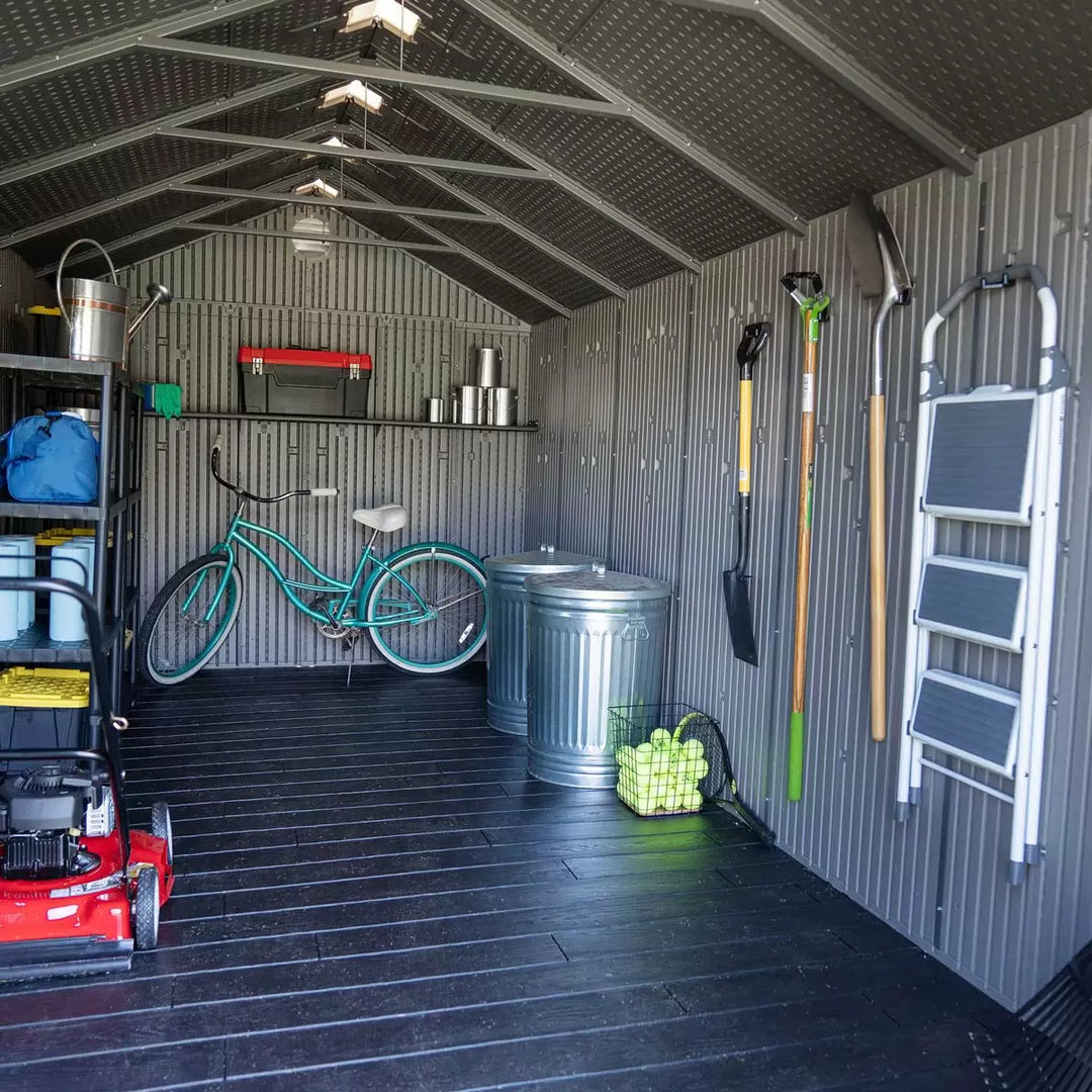 Lifetime Storage Shed 8ft x 17ft 5" (2.4 x 5.3m) Rough Cut Outdoor Storage Shed - Model 60352