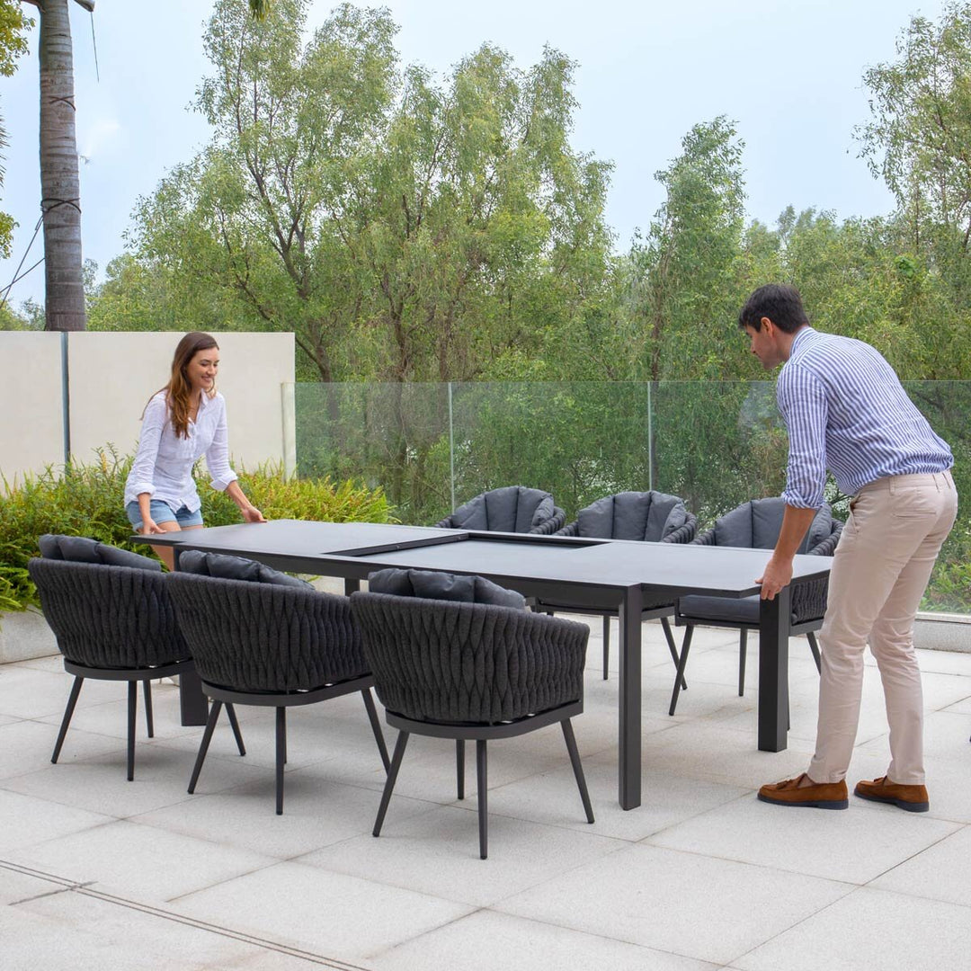 Harbour Lifestyle Palma 9 Piece Extending Dining Set