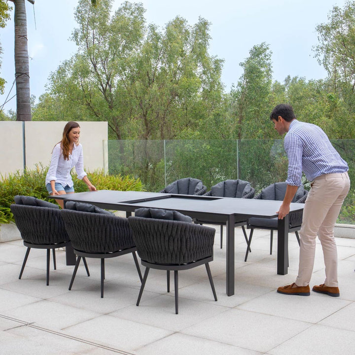 Harbour Lifestyle Palma 9 Piece Extending Dining Set