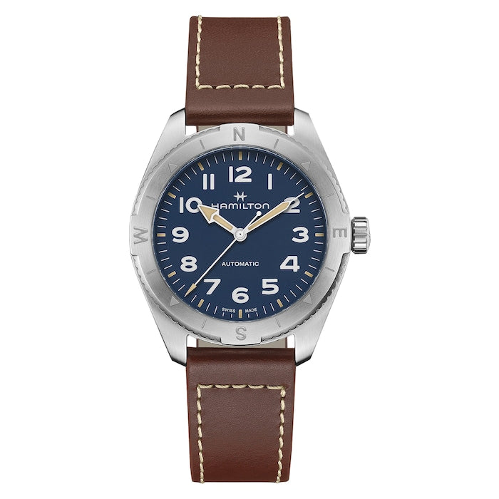 Khaki Field Expedition 41mm Mens Watch Blue