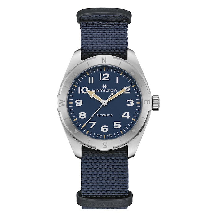Khaki Field Expedition Auto 41mm Mens Watch Blue