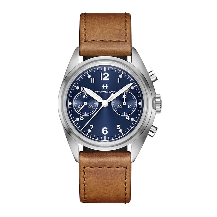 Khaki Aviation Pilot Pioneer Mechanical Chrono 40mm Unisex Watch