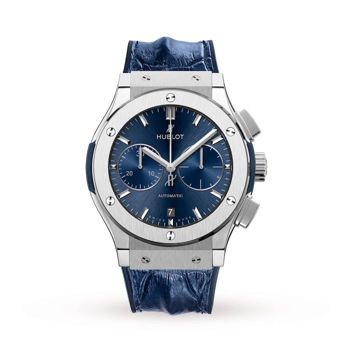 Classic Fusion Blue Chronograph Titanium 45mm