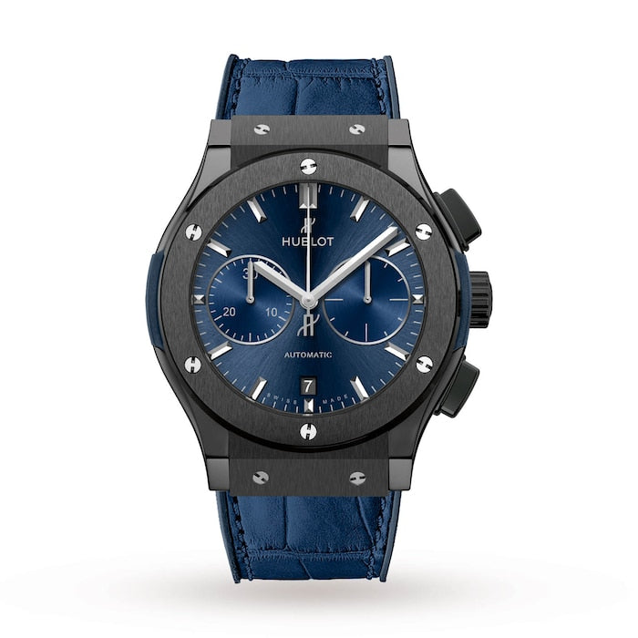 Classic Fusion Ceramic Blue Chronograph 45mm