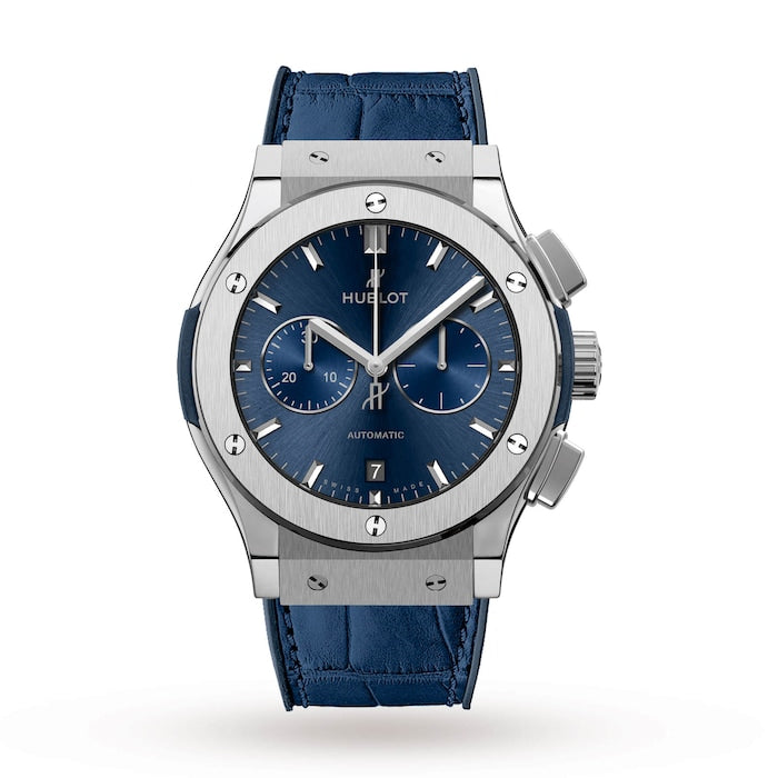 Classic Fusion Blue Chronograph Titanium 42mm
