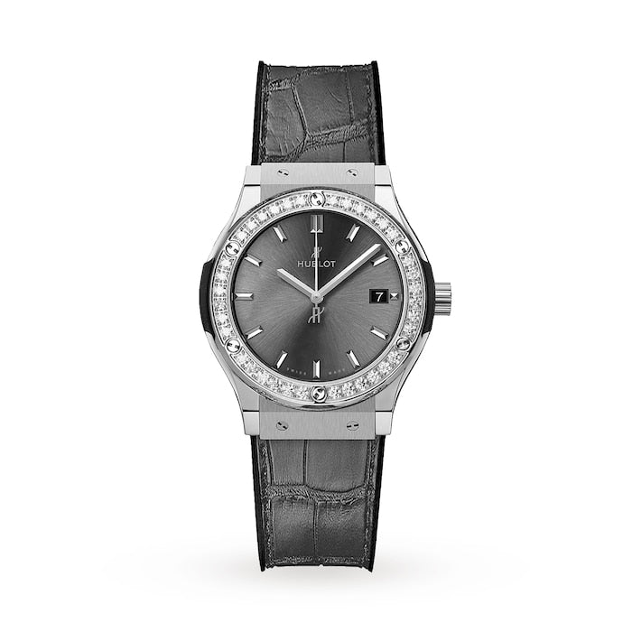 Classic Fusion Racing Grey Titanium 33mm Ladies Watch