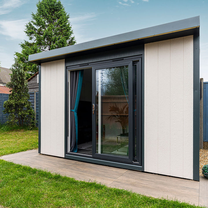 Installed Green Retreats Basebox Garden Room 2.4m x 3.6m
