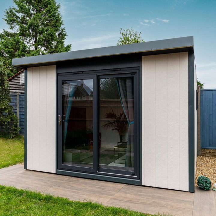 Installed Green Retreats Basebox Garden Room 3.6m x 2.4m