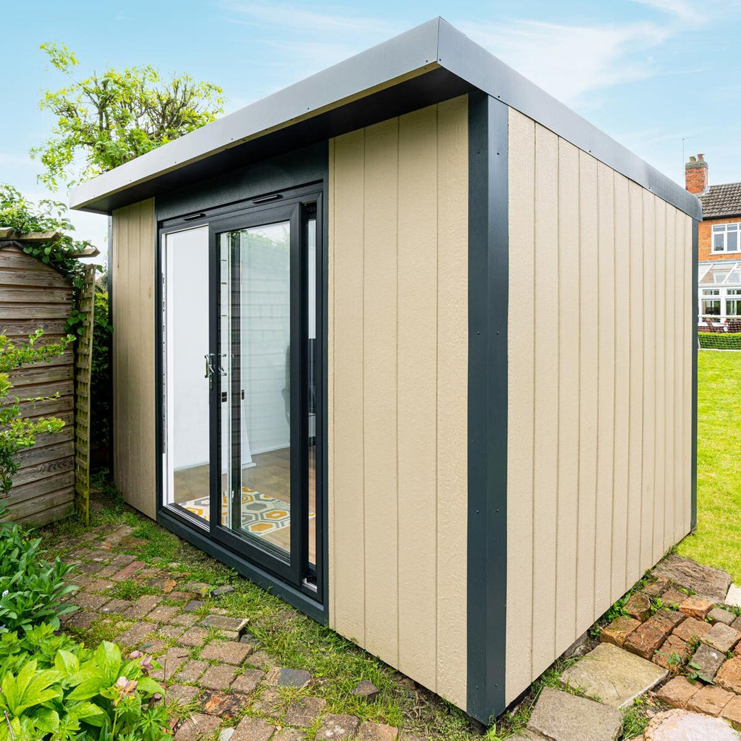 Installed Green Retreats Basebox Garden Room 3.6m x 2.4m
