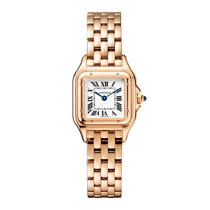 Panthere de Cartier watch, small model, quartz movement. Case in rose gold 750/1000, dimensions: 23 mm x 30 mm