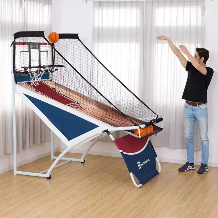 Medal Sports 2 Player Arcade Basketball Game Sounds Heavy Duty Steel Frame Led MD Sports