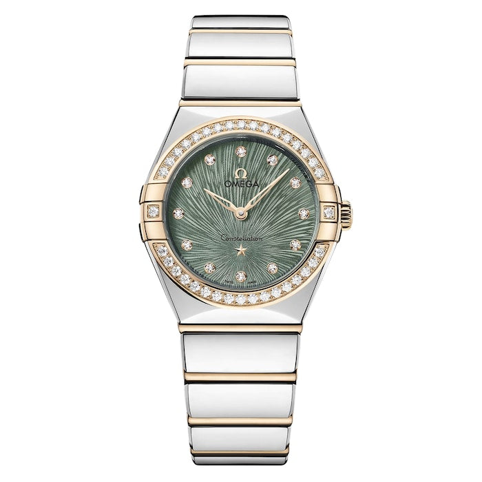 Constellation Moonshine Gold 28mm Ladies Watch Green