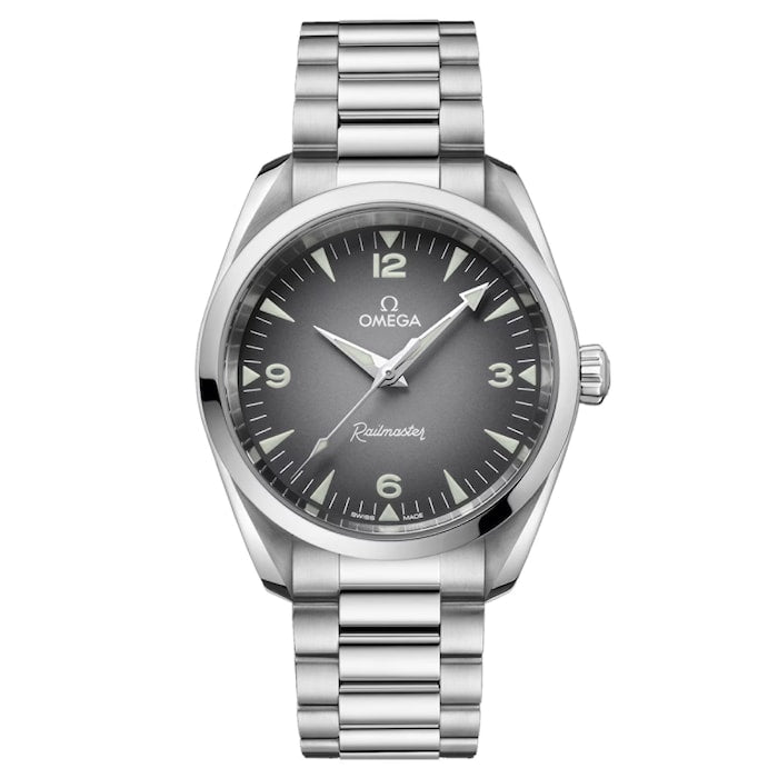 Seamaster Railmaster 38mm Mens Watch Grey