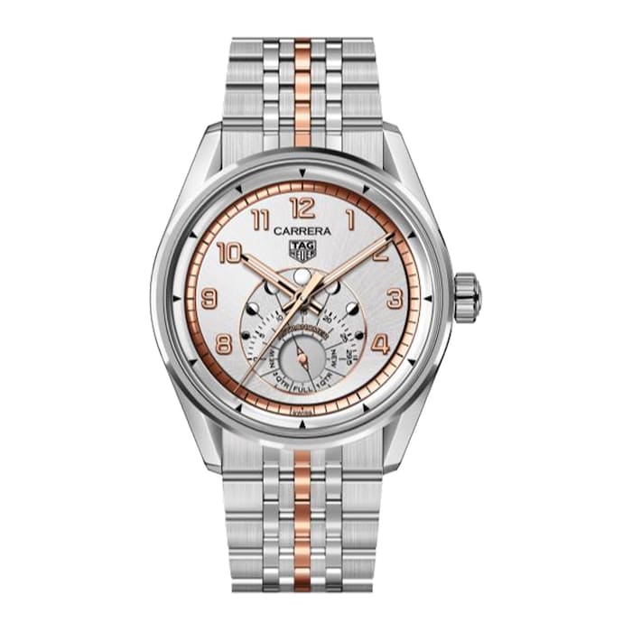 Carrera Astronomer 39mm Mens Watch Silver