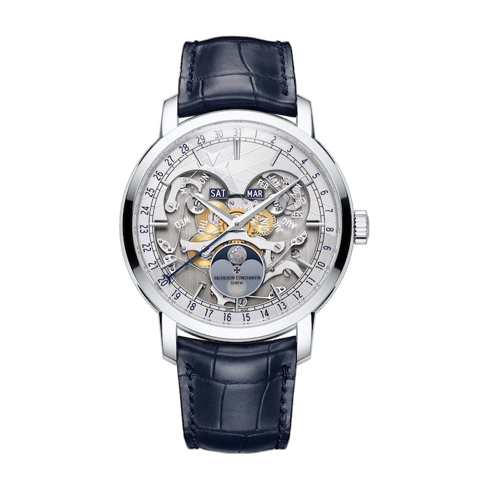 Traditionnelle Complete Calendar Openface 41mm Watch Platinum