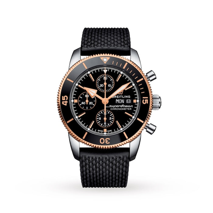 Superocean Heritage Chronograph 44 Rubber Strap Watch