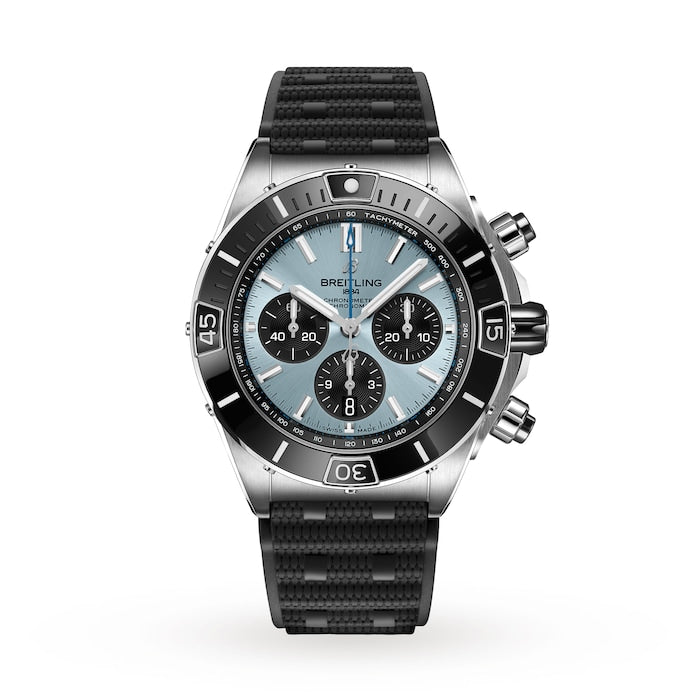 Super Chronomat B01 44 Stainless Steel & Platinum - Ice Blue Watch